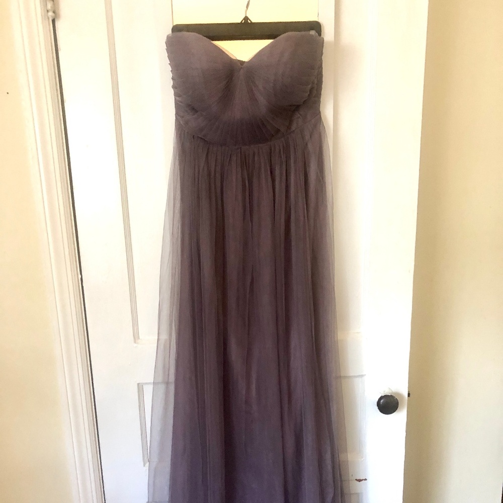 Jenny Yoo convertible chiffon lilac dress